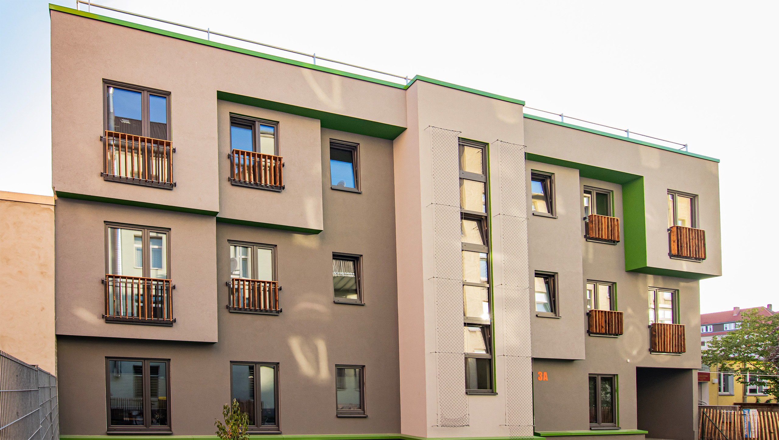 Geschosswohnung in Holztafelbauweise in Hannover