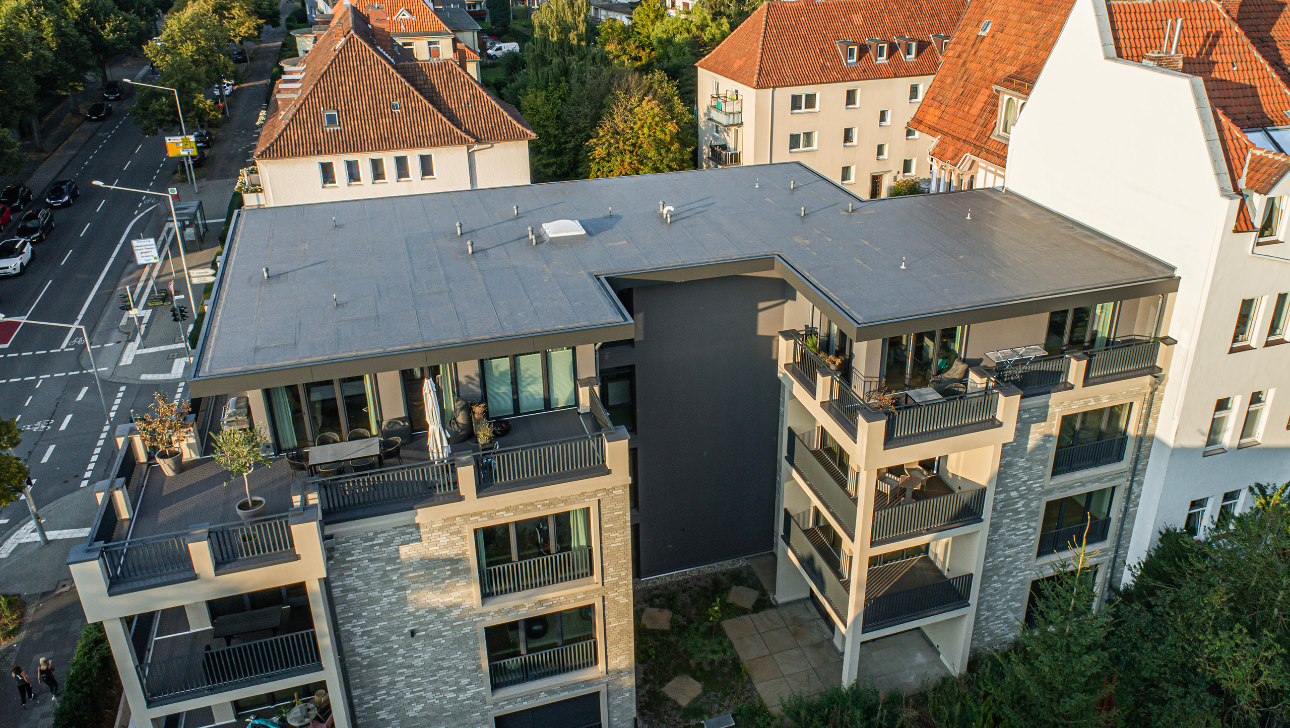 Wohnhaus - Staffelgeschoss in Holztafelbausweise